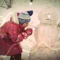Снеговик с рябиновым компотом :) :: Natali 