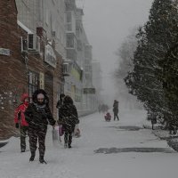 " Снегопадение " :: Константин Бобинский
