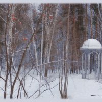 Пейзаж с беседкой :: Евгений Турков