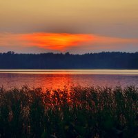 закат солнца на Святом Озере :: Алексей -