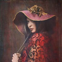 Портрет женщины в шляпе. :: Михаил Давыдов