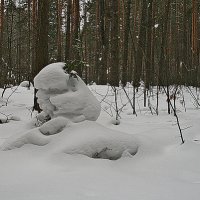 Снежные скульптуры людей. :: Валерий. Талбутдинов.