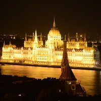 Парламент Будапешта ночью :: Евгений Свириденко