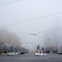 Туман в городе :: ПетровичЪ,Владимир Гультяев