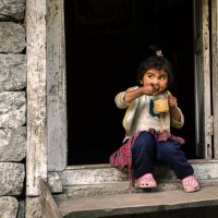 Непальская девочка :: Альбина Ахмедьянова