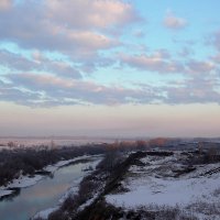 Мартовское утро на реке Ишим :: Kassen Kussulbaev