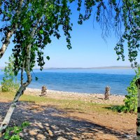 Отдых на озере Белё, Хакасия :: Галина 