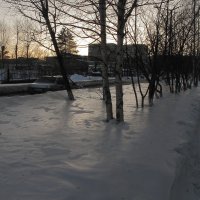 Ледянной вечер :: Дмитрий Михайлович Сарасек