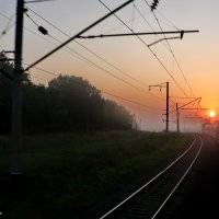 Российские железные дороги. Утро. :: Анатолий Борисов