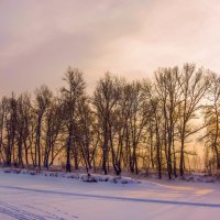 Зимний закат :: юрий Амосов