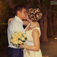 Обработка свадебной фотографии :: Юлия Тягушова