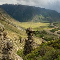 "Каменные грибы" в долине реки Чулышман, Горный Алтай :: Дмитрий Кучеров