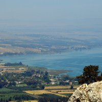 Вид на Галилейское море с горы Арбель :: JW_overseer JW