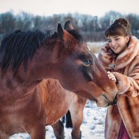 Девушка и лошадь :: Ksenya DK
