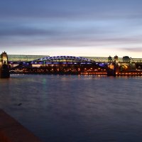 Андреевский мост на рассвете :: Анжелика 
