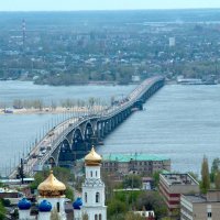 мост Саратов-Энгельс :: Мария Данилейчук