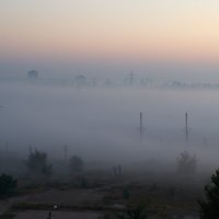 Городской туман. :: Николай 