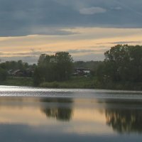 А вечерком деревня в зеркало гляделось... :: Инна Кузнецова