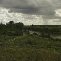 На берегу реки Ишим. :: Kassen Kussulbaev
