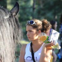 девушка и лошадь :: Alima Назарова