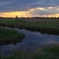 закат над речкой :: Арина Минеева