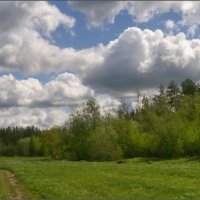 Весенний пейзаж с облаками :: lady v.ekaterina