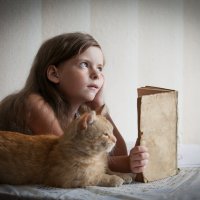 Девочка и кот :: Александр Мелих