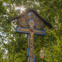 Крест в Новоспасском мужском монастыре :: Сергей Sahoganin