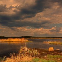 Закат в Афонино :: Евгений Жиляев