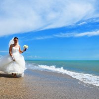 Свадьба на берегу моря :: Александр Друкар
