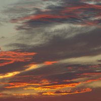 небо на закате солнца :: Ирина Богатырёва