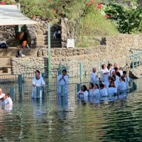 Обряд крещения в реке Иордан :: Nelly Lipkin