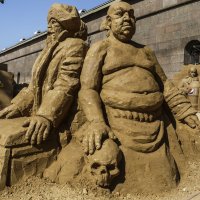 Скульптуры из песка :: Лариса Лунёва