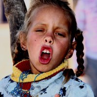 Девочка из бедуинской деревни в пустыне :: Андрей Sh