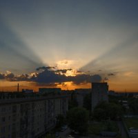 Вечернее небо. г. Бердск :: Наталья Стёжкина