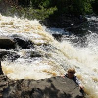 Водопад на реке Тохмайоки :: Елена Павлова (Смолова)