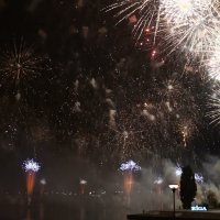 Праздник города, салют- Рига :: Михаил Новиков