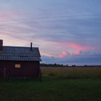 Тихий вечер. Закат нежно-розовый... :: Эльмира Суворова