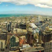 Мельбурн с 88 этажа башни "Эврика" :: Зоя Авенировна Куренкова
