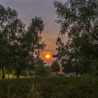 Вечерний пейзаж в суперлуние :: Богдан Петренко