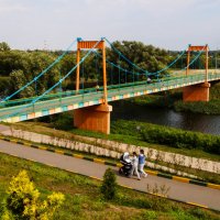 Подвесной мост через канал Цны. Тамбов :: Виктор 