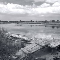 Река, лодка :: Мария Комарова