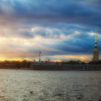 Закат над Невой :: Дмитрий Митев
