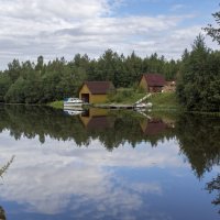 Белозерский канал у переправы Крохино :: Юрий Казарин