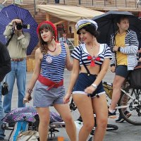 «Леди на велосипеде» - это женский ВелоПарад в Москве :: Анастасия Смирнова