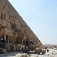 Пирамида Хеопса с бедуинами :: kosmodrom111 