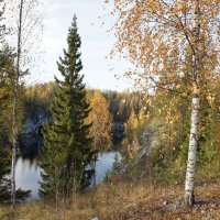 Осень в горном парке Рускеала :: Елена Павлова (Смолова)