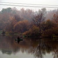 Река,осень,туман. :: Natali 