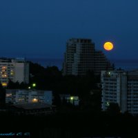 Восход луны :: Олег Пономаренко