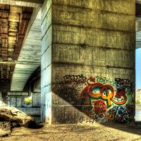 Граффити под мостом :: Александр Горелов